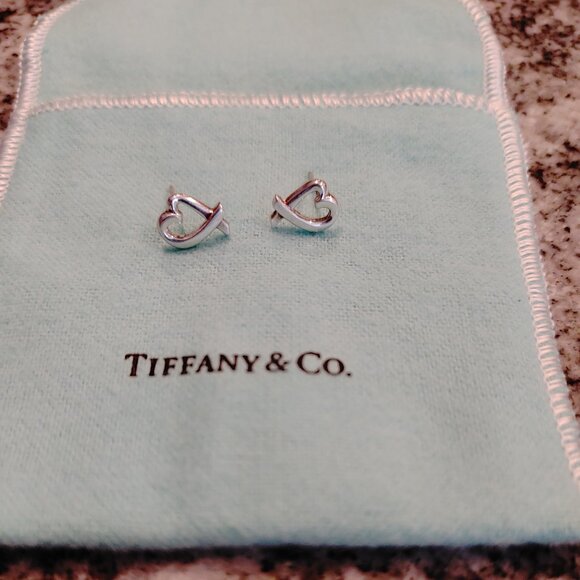 Tiffany & Co. Paloma Picasso Sterling Silver Loving Hearts Earrings - Picture 4 of 14